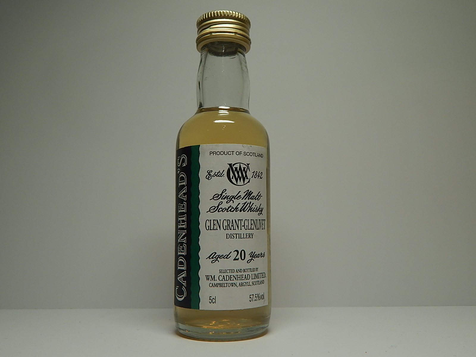 Glenlivet SMSW 20yo "Cadenhead´s" 5cl 57,5%vol